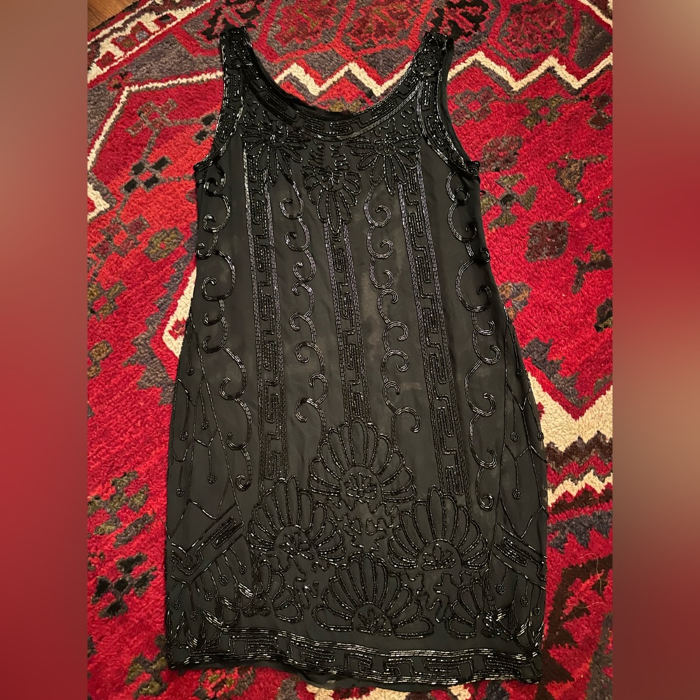 Vintage beaded sheath